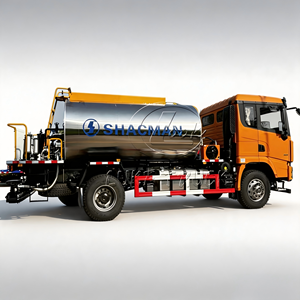 Camion distributeur d'asphalte intelligent entièrement automatique SHACMAN 10m3 avec dosage précis et pulvérisateur de bitume télécommandé - Product Image 1
