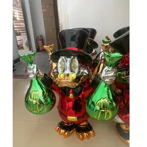 Escultura de Resina de <span class=keywords><strong>Mickey</strong></span> Mouse a Tamaño Real, Estilo Pop Art, para Decoración de Interiores, Hogar, Oficina o Tienda - Product Image 4