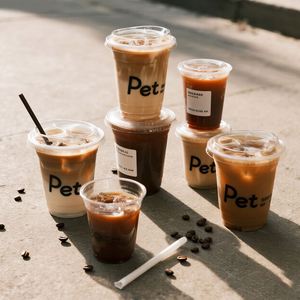 Custom Logo 12oz 16oz 20oz 22oz Disposable Printing Clear Boba Tea & Milk <b>Plastic</b> <b>Cup</b> Lid PET <b>Cups</b> for Coffee Shops - Product Image 4