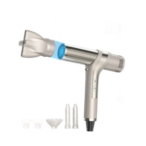 Hair Dryer With Brushless Motor High Speed 17.8cm Grey Electric Hair Care Tool For Salon Home Use - Product Image 5
