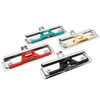 Vente en gros au détail 7cm 10cm 12cm Clip de tableau polyvalent Fourniture stable Clip de menu rétro Argent Antique Laiton Fichier Fixation Métal
