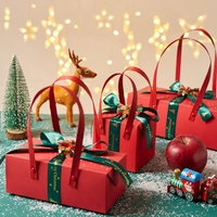 Boîtes en papier en carton de Noël avec logo personnalisé Offre Spéciale Emballage coloré de haute qualité pour les cadeaux du Nouvel An Ensemble de conception du Nouvel An