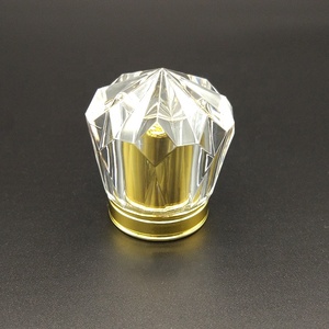 2021 Tùy Chỉnh Acrylic Nhôm Nước Hoa <span class=keywords><strong>Cap</strong></span> Vàng Cologne Nước Hoa Vít Vương Miện <span class=keywords><strong>Cap</strong></span> - Product Image 2