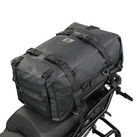Pour ZC099 Échantillon Gratuit Sac de Casque Moto en Cuir 45L pour Porte-Bagages Arrière ADV Voyage 1 Pièce Rétrofit/Amélioration