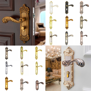 Cerradura de Alta Seguridad para Puerta, Cilindro de Latón de 70 mm, Cerrojo Exterior, Juego de Manijas con Cerradura Interior para Puerta Interior - Product Image 2