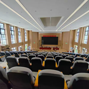 Laaggeprijsde Sponsstof Opvouwbare Bioscoopstoelen Van De Leverancier Universitaire Auditorium Stoelen Kerkstoelen - Product Image 5