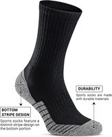 XIANGHUI peut personnalisé OEM logo conception hommes et femmes athlétique course en plein air équipage Tube coussin Compression Sport chaussettes