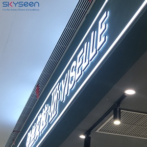 Skyseen New arrivals tùy chỉnh 3D <span class=keywords><strong>frontlit</strong></span> và Backlit ánh sáng lên LED thư ký Backlit chữ dẫn đăng ký cho storebrand hiển thị - Product Image 6
