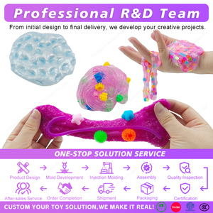 Kit de slime non toxique Candy Crunch Puff Sponge 3 styles Jouets sensoriels Vente en gros OEM Usine - Product Image 2