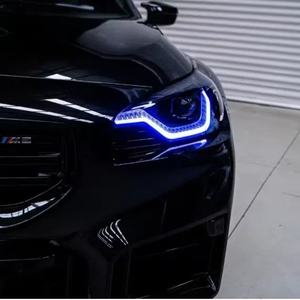 Sarı melek göz için 2022 2023 2024 BM-W 2 serisi G42 G87 M240i 230i M2 M2 LCI LED mavi gündüz çalışan işık modülü - Product Image 6