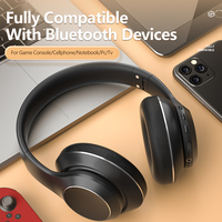 BH15 Bluetooth Casque Over-Ear Écouteurs Pliable Sans Fil et Filaire Stéréo Casque Micro pour Téléphone Portable Ordinateur