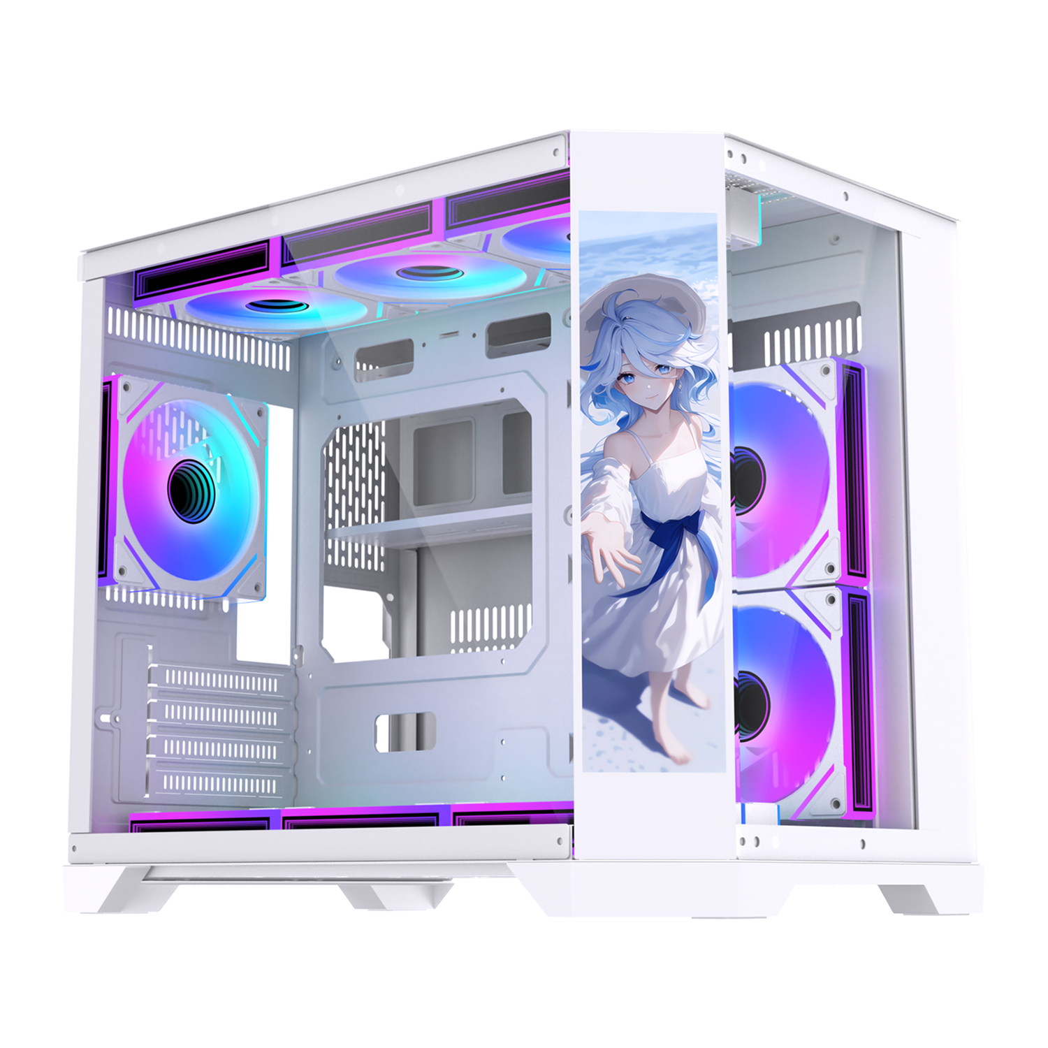 Boîtier blanc avec écran