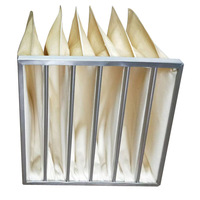 Filtre à air industriel neuf pour sacs 592*592*600mm, filtre de ventilation F5 F9, filtre d'admission d'air synthétique (type sac) type poche