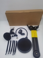 XTUGA Y-40A PLUS Support de bras de microphone de Studio professionnel Suspension réglable Ciseaux Support de bureau Filtre Micro Clip Métal