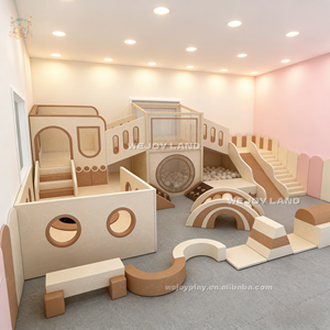 Attrezzatura per Parco Giochi Interno per <span class=keywords><strong>Bambini</strong></span> dai Colori Vivaci, Castello <span class=keywords><strong>Gioco</strong></span> con Area Morbida e Piscina di Palline per Aree Residenziali - Product Image 5