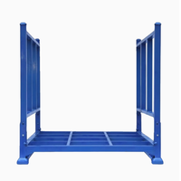 Support de pneu de pile de support de rouleau de tissu empilable industriel résistant entrepôt Stillage supports pliables capacité de charge 1 tonne