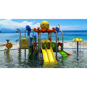 Manèges aquatiques amusants pour la maison, l'école et les parcs aquatiques extérieurs - Toboggans excitants, jeux aquatiques - Toboggans en <span class=keywords><strong>acier</strong></span> colorés pour enfants, garantie 1 an - Product Image 5