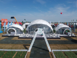 Tente <span class=keywords><strong>ronde</strong></span> commerciale robuste sur mesure, dôme préfabriqué pour événements extérieurs, réception de mariage, tente dôme pour 1000 personnes - Product Image 4