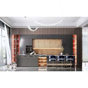 Muebles de Cocina Modulares Modernos de Lujo, Gabinetes de Cocina Modernos con Acabado o Lacado Personalizado - Product Image 2