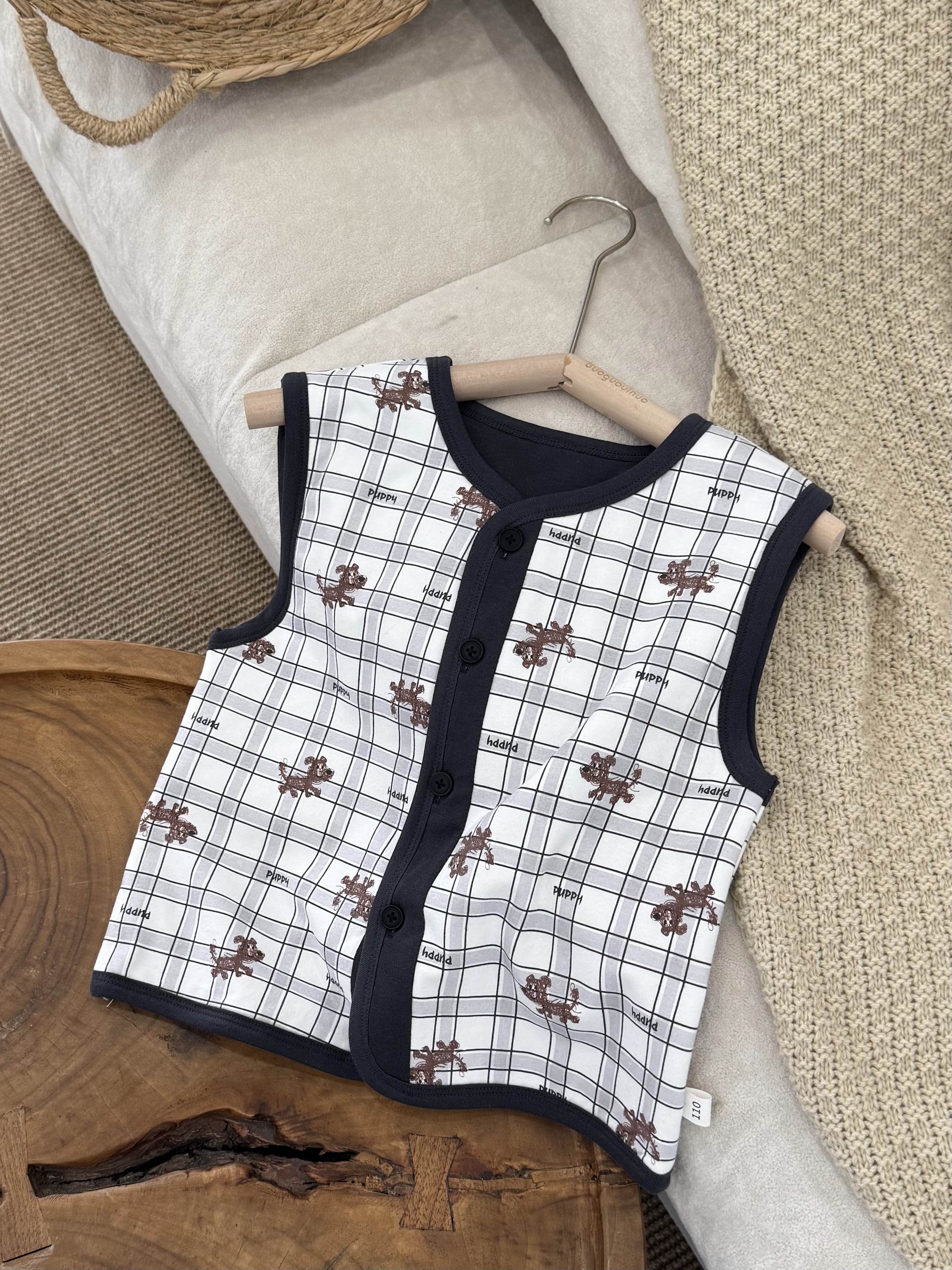 Checkered Puppy
