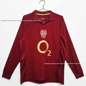 Camiseta de Fútbol Retro de Manga Larga, Inglaterra, Francia, Japón, Galaxy, Artículos Esenciales para Fanáticos, Estilo Club, Unisex, Todas las Temporadas, Exclusivo - Product Image 4