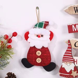 Festive <b>Christmas</b> Cloth Angel Fabric Pendant Set Modern <b>Mini</b> 3-Color Printed Hanging Decor Customizable Holiday Gift (Low - Product Image 4