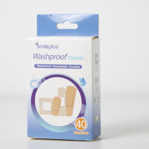 พลาสเตอร์ปิดแผลพิมพ์ลายตามสั่ง กันน้ำและระบายอากาศได้ ลายรุ้ง |   กันน้ำ คลาสสิค 40 ชิ้น ทนทาน และไม่ก่อให้เกิดอาการแพ้ - Product Image 3