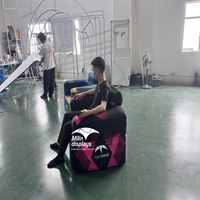 Inflable personalizado impreso moderno individual conjunto de sofá grande sala de estar sillones sofás