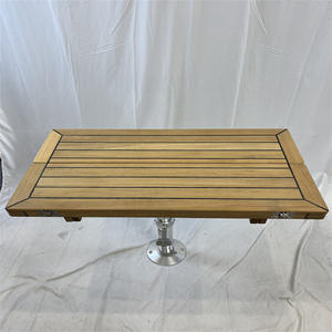Table pliante en teck 450/900x800mm pour yacht et bateau, accessoires de camping-car, produit de commerce électronique transfrontalier - Product Image 3