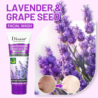 Nettoyant visage naturel Disaar aux extraits de grenade, rose, romarin et lavande, pour nettoyer les pores, éclaircir, apaiser et contrôler le sébum.