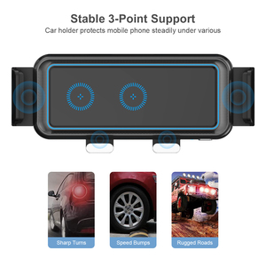 Jinmeiyi di lusso elettrico intelligente Wireless caricabatterie per auto Samsung <span class=keywords><strong>Galaxy</strong></span> Z Fold5 attacco auto - Product Image 5