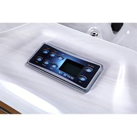 Jacuzzi extérieur Sunrans, spa familial pour 6 personnes avec jets de massage