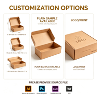 Boîte en papier kraft à couvercle rabattable, MOQ flexible, fentes personnalisées, carton mat, impression couleur, emballage pour pâtisserie pour boutique de beignets