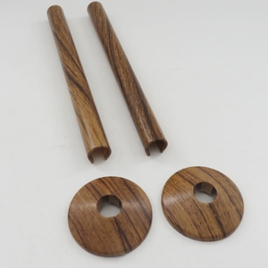 Anello Decorativo per Tubi <span class=keywords><strong>Cromato</strong></span> Effetto Legno, Copertura a Scatto per Tubi dell'Acqua, Anello Decorativo per Tubi di Riscaldamento, Copertura per Fori di Apertura - Product Image 2