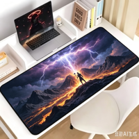 Tapis de souris de jeu anime personnalisé imprimé avec fond en caoutchouc antidérapant, tissu lisse, tapis de table E-sport carré, multi-tailles, vente en gros OEM