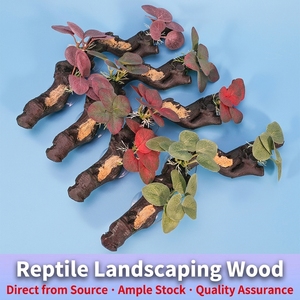 Rama de Escalada para Terrario de Reptiles con Ventosas, Planta de Simulación Realista para Dragón Barbudo, Gecko, Serpiente, Accesorios para Tanques - Product Image 1