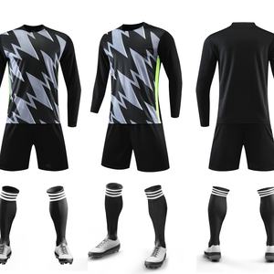 Kinder Student Soccer Wear National Team Club Langarm-Fußball trainings anzug Half-Zip Warm-Up Team Uniform Winter - Product Image 2