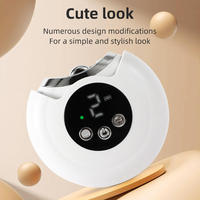 Coupe-ongles électrique automatique 2-en-1 avec lame courbée, coupe-ongles en plastique avec boîte de rangement, rechargeable par Type-C, pour bébé et adulte