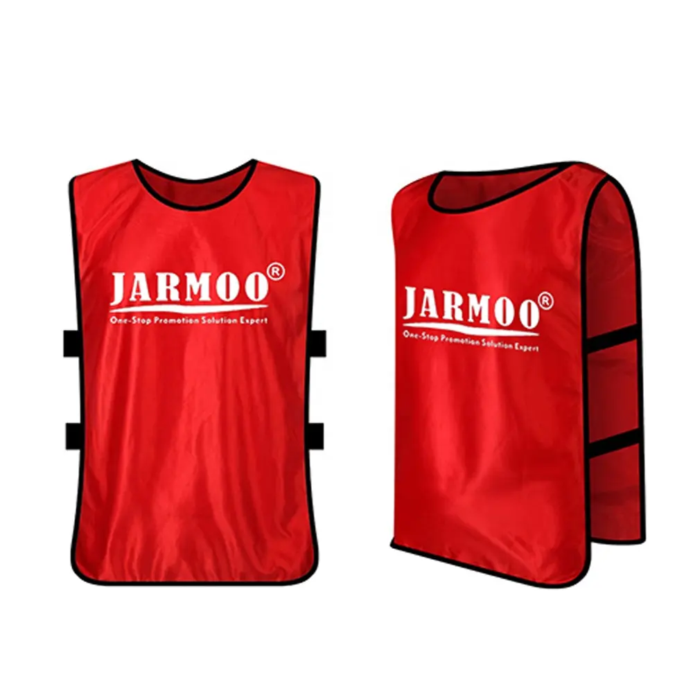 Custom Logo Printing Cheap Price Polyester Mercerized Cloth Soccer Or Football Training Vests Sports Bibs