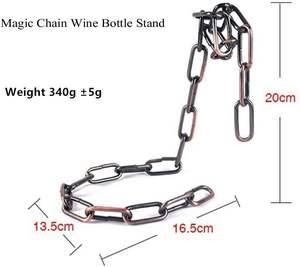 Support à vin flottant magnétique créatif en acier pour décoration - Product Image 2