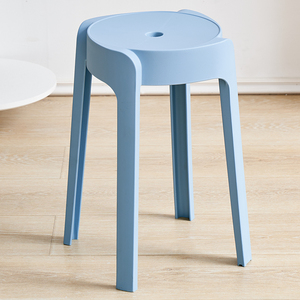 2026 New Nordic Style Plastic <strong>Stool</strong> Chair Stackable Design <strong>Stool</strong> Round Plastic <strong>Stool</strong> for <strong>Dining</strong> <strong>Table</strong> and Coffee <strong>Table</strong> - Product Image 5