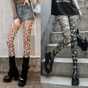 Pantimedias sexis de nueva Moda de Primavera, <span class=keywords><strong>mallas</strong></span> estampadas personalizadas, <span class=keywords><strong>mallas</strong></span> con estampado de <span class=keywords><strong>leopardo</strong></span> Digital a todo color para <span class=keywords><strong>mujer</strong></span> - Product Image 1