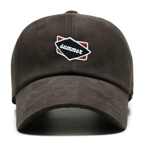 หมวกเบสบอล6แผงหมวกกีฬาแบบเรียบผ้าคอตตอน100% ออกแบบได้ตามต้องการ - Product Image 4