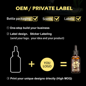 Aceite para el Crecimiento de la Barba Orgánico de Marca Privada Personalizada 100% Natural - Product Image 5