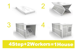 <span class=keywords><strong>Eslovaquia</strong></span> Pre-Made Container House Panel sándwich duradero para cabina de <span class=keywords><strong>invierno</strong></span> para cocina Mall Workshop School Applications - Product Image 3
