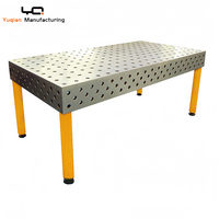 Table de soudage 2D 3D en fonte et acier pour fabrication métallique 3000 mm x 1500 mm avec outillage de fixation pour table de soudage