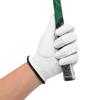 Gants de golf tricotés sur mesure pour gaucher, en PU noir, à doigts entièrement recouverts, thème urbain Guangdong, pour hommes, sport, cyclisme, extérieur, adhérence CN;GUA