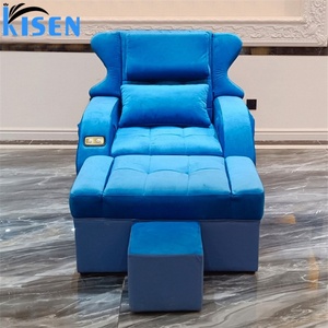เก้าอี้นวดไฟฟ้า Kisen Luxury 110V 220V สีชมพู ขาว น้ำเงิน สำหรับทำเล็บเท้าและสปา เหมาะสำหรับร้านเสริมสวย - Product Image 5
