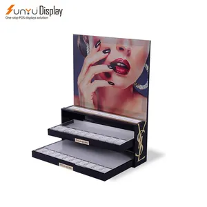 Retail Counter Advertising Acrylic Display stand Custom Design Makeup Cosmetics Perfume Display Rack