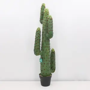 Cacto artificial, planta artificial evergreen enfeite plantas artificiais méxico cactus vasos para decoração